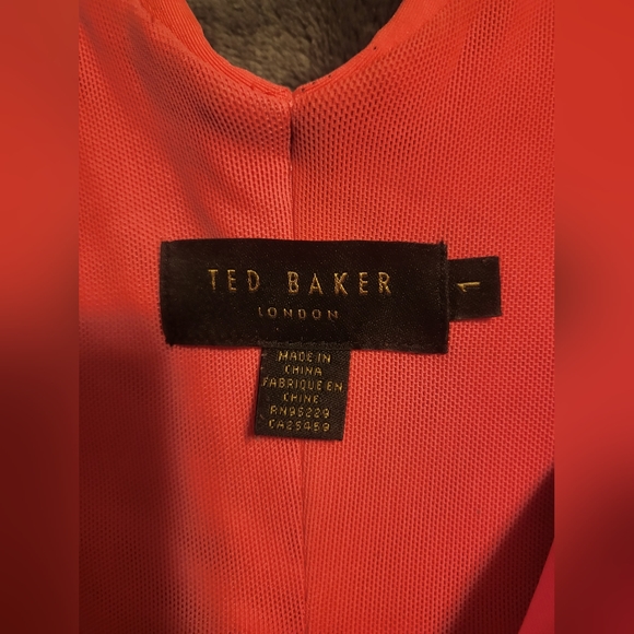 Ted Baker Neon Pink Amazing Dress - Picture 4 of 4